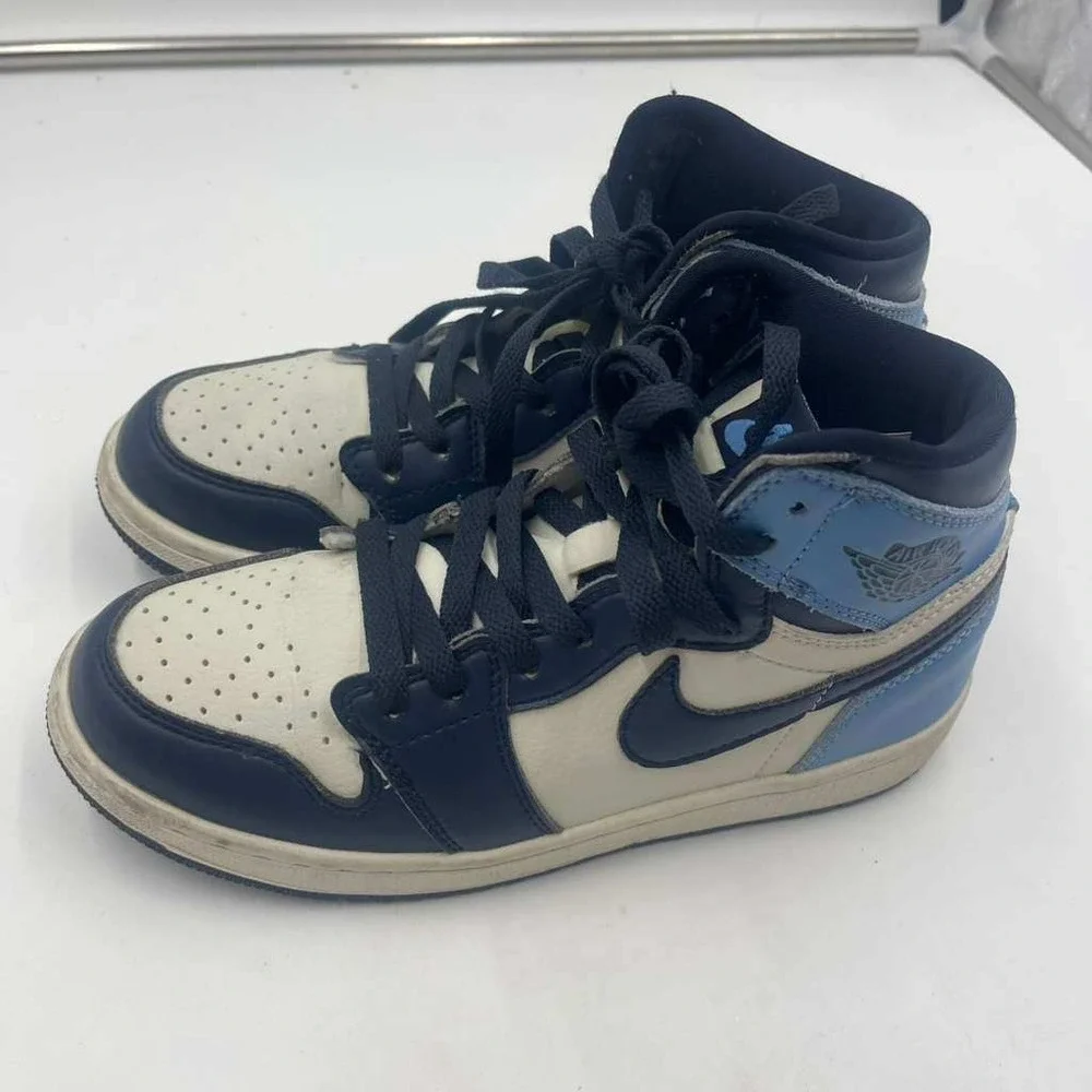 Jordan 1 Retro High‎ OG Obsidian University Blue 555088-140 Mens 6.5 Sneakers